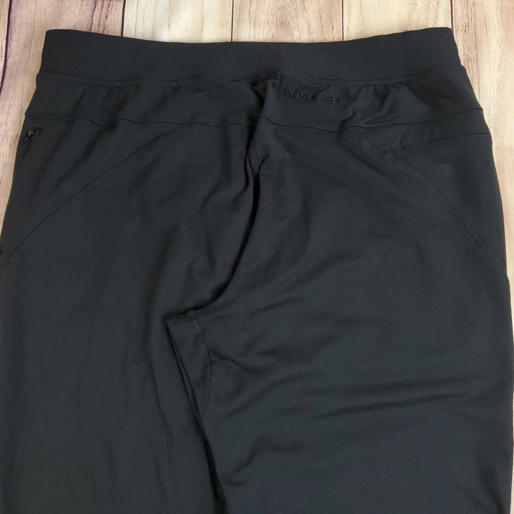 Birddogs Joggers Mens XXL Black Stretch Athletic Pants Pocket Liner Drawstring - Picture 8 of 16